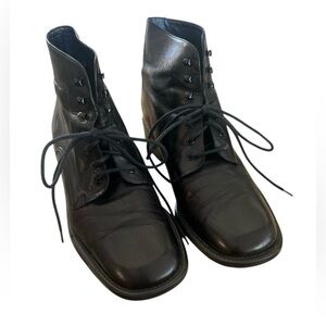 NINE WEST - Black Leather Women’s Boots